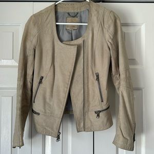 Banana Republic Genuine Leather Motorcycle Jacket